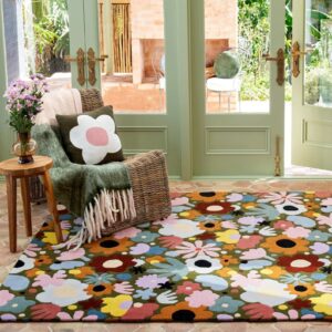 Handmade Classic Floral Area Rug