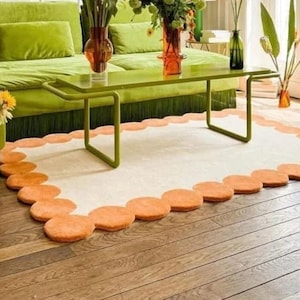 Scalloped Tufted Rug